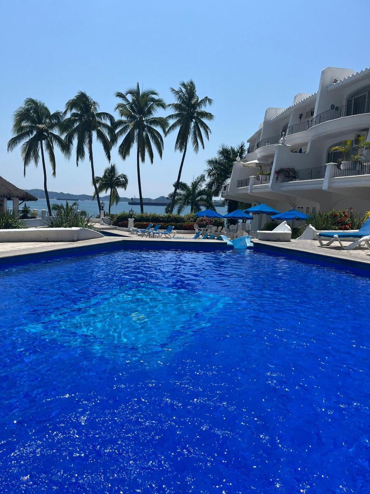 Aparthotel Departamento Familiar Con Vista Al Mar Manzanillo Esterno foto